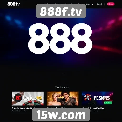 Acessibilidade e design do site 888f.tv analisados