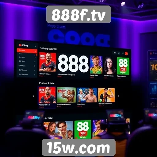 Análise da interface do usuário em 888f.tv
